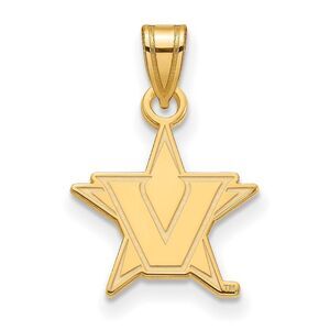 10k Yellow Gold Vanderbilt U. Small Pendant